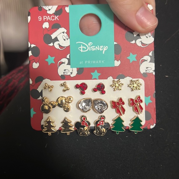 Disney Jewelry New Disney Holiday Stud Earrings Pack Poshmark